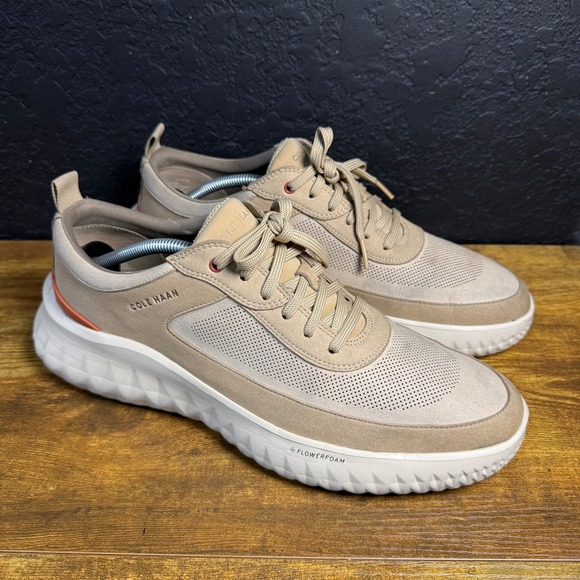 Cole Haan Zerogrand Generation Ultra 2 Tan Suede Sneakers Mens 11.5M Flowerfoam